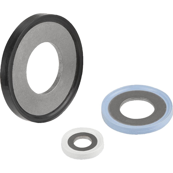 Seal And Shim Washer Hygienic Usit, D=16, 2 Stainless Steel 1.4404, Comp-70 Epdm 253815, Comp-White